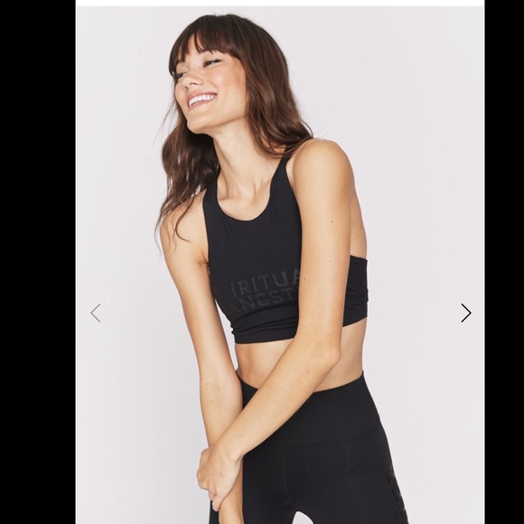 NWT Spiritual Gangster High Neck Athletic Bra - Picture 3 of 7